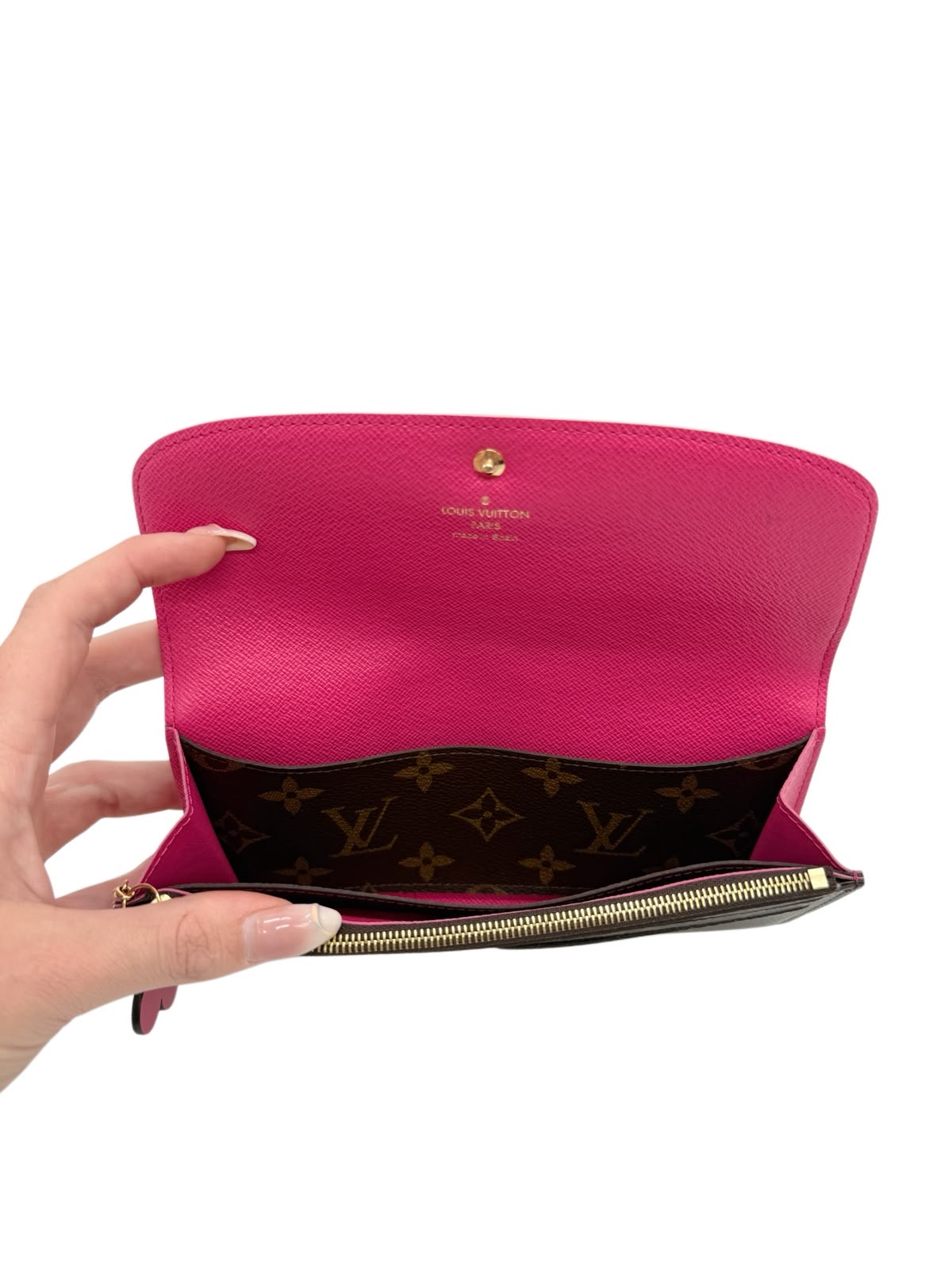 Louis Vuitton Monogram Bloom Flower Emilie Wallet - Image 11