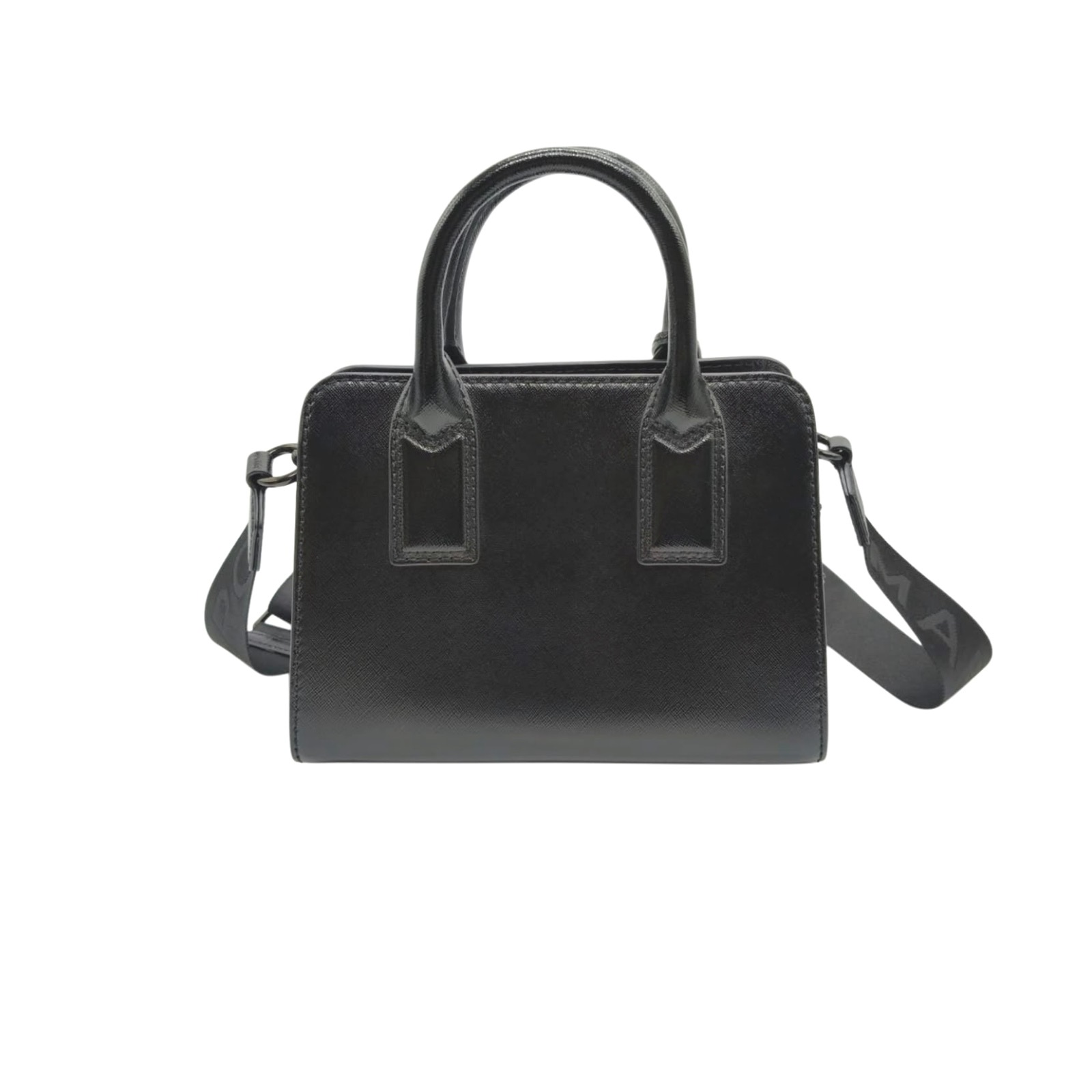 Marc Jacobs Black The Little Big Shot Leather Crossbody Bag - Image 3