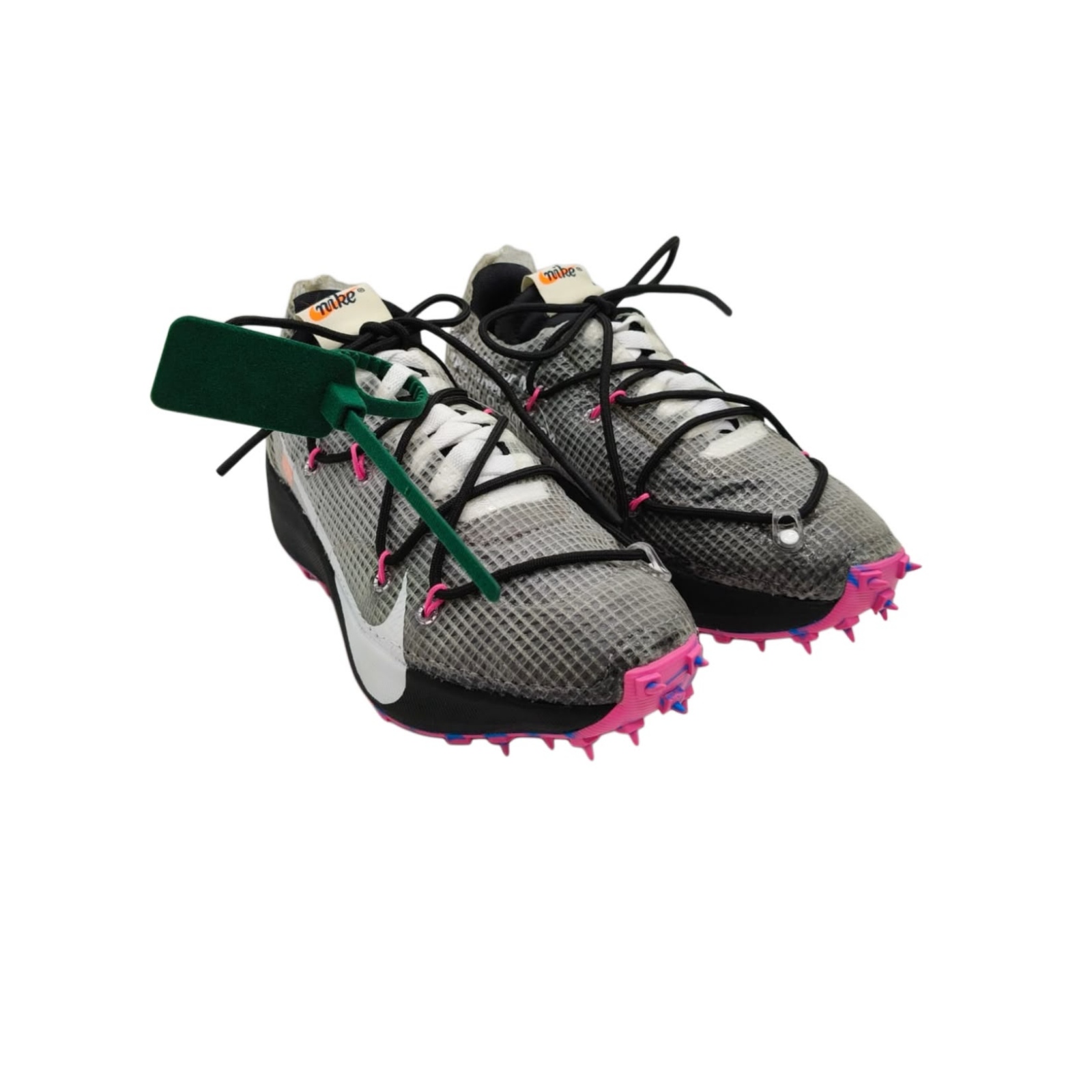 Nike X Off-White Zoom Vapor Street 'Black/Laser Fuchsia' Sneakers/Trainers Size: US 5 / UK 2.5 - Image 6