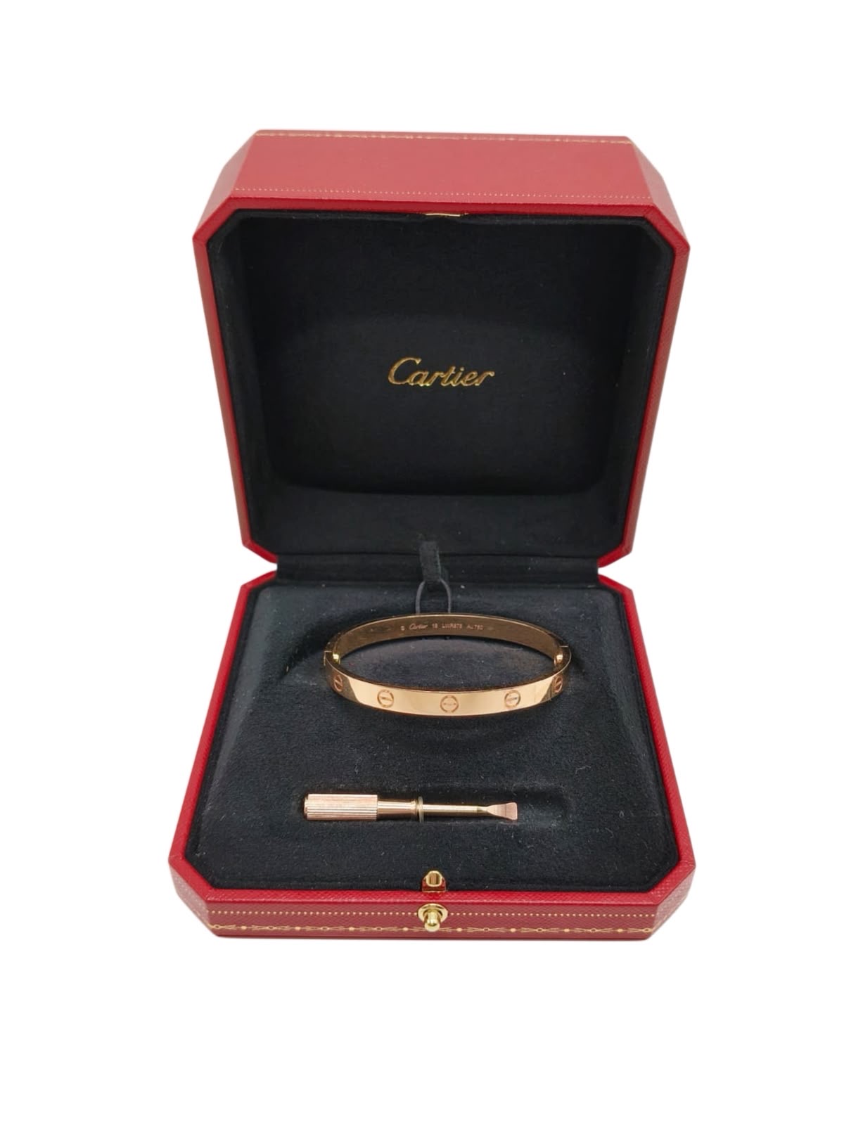 Cartier Love Bangle 18ct Rose Gold Size 18 - Image 10